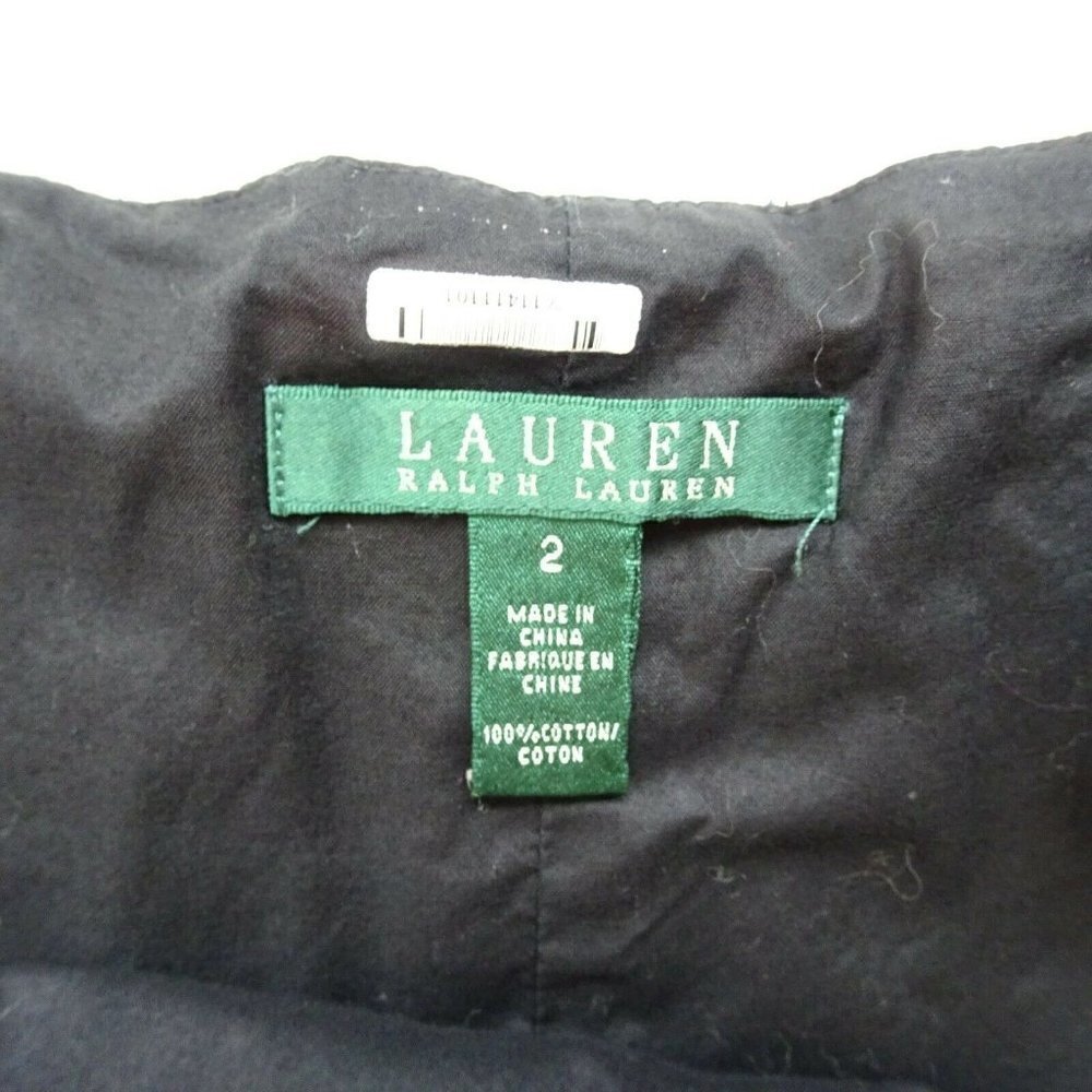 Lauren Ralph Lauren Floral Skirt Multicolor Flower Lined Cotton Colorful Size 2 - Picture 10 of 12
